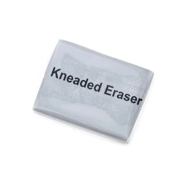 Gray kneaded eraser for art and craft.