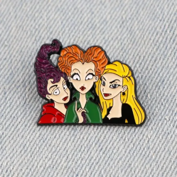 The Sanderson sisters enamel pin.