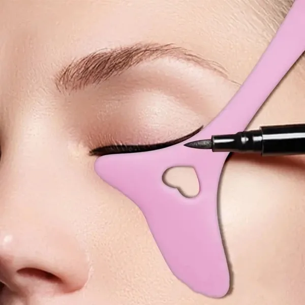 Eye makeup tool for perfect eyeliner.