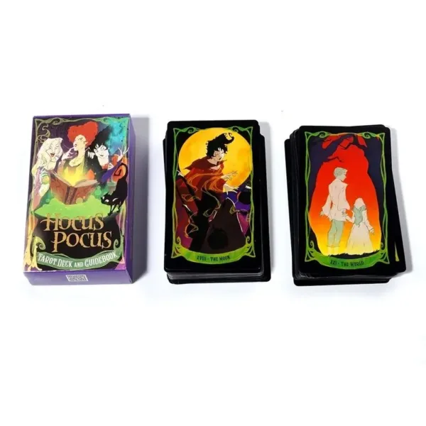 Hocus Pocus tarot deck and guidebook.